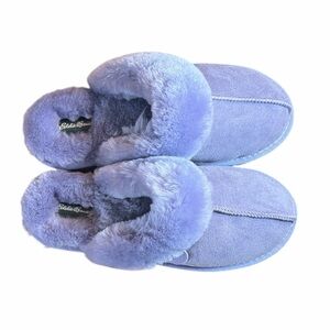 Eddie Bauer Lavender Plush Slip-On Women's Slippers